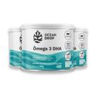 Kit 3 Ômega 3 DHA Vegano Ocean Drop 120 Cápsulas