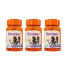 Kit 3 Ômega 3 Vet Suplemento Botupharma 500mg 60 Cápsulas
