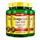 Kit 3 Ômega GLA Triplo 1000mg Maxinutri 60 Cápsulas