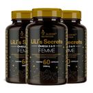 Kit 3 Omega Mulher 3 6 9 Lilis Secrets 3x60 cápsulas - Alisson Nutrition