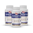Kit 3 Omegafor Plus 120 Cápsulas - 990 EPA 660 DHA - Vitafor Selo IFOS Kit 3 Omegafor Plus 120 Cápsulas - 990 EPA 660 DHA - Vitafor Selo IFOS