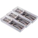 Kit 3 Organizador De Gavetas Com Separador Móvel 35x12x5 Cm