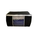 Kit 3 Organizador Multiuso Caixa Organizadora De Guarda Roupa Flexivel Com Ziper Grande