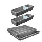 Kit 3 Organizadores De Gaveta Divisor Extensível Porta Talheres Multiuso Armário - Ou