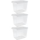 Kit 3 Organizadores de Geladeira Multiuso Cozinha 1,3L com Tampa Transparente Frutas Verduras UZ Kit 3 Organizadores de Geladeira Multiuso Cozinha 1,3L com Tampa Transparente Frutas Verduras UZ