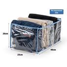 Kit 3 Organizadores De Roupas Colmeia Para Camisetas, Calças, Shorts Tamanho G 20x25x40 PVC Lavável Com Viés