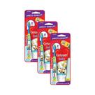Kit 3 Pack Escova de Dente + Creme Dental Infantil Colgate Smiles 100g