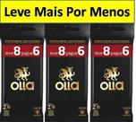 KIT 3 PACKs PRESERVATIVO OLLA LUBRIFICADO L8P6