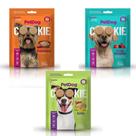 Kit 3 Pacotes De Biscoitos Petdog Cookies para Cães 250g