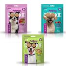 Kit 3 Pacotes De Biscoitos Petdog Cookies para Cães 250g