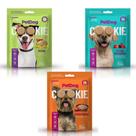 Kit 3 Pacotes De Biscoitos Petdog Cookies para Cães 250g