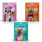 Kit 3 Pacotes De Biscoitos Petdog Cookies para Cães 250g