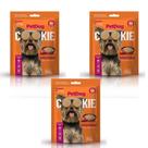 Kit 3 Pacotes De Biscoitos Petdog Cookies paraCães250g