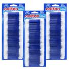 Kit 3 Pacotes De Hastes Flexíveis Cotton Line 360 Unidades Cotonete Com Pontas Algodão Natural Antigerme