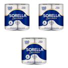 Kit 3 Pacotes de Papel Toalha Sorella Econômica para cozinha com 2 rolos