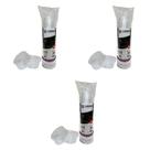 Kit 3 Pacotes de Potes 75 ml P-03 Translúcido Liso sem Tampa Copaza PS com 50 unidades