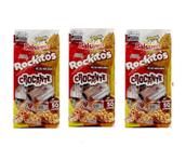 Kit 3 pacotes Doce Pé De Moleque Crocante Rockitós 800g
