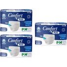 Kit 3 Pacotes Fralda Descartavel Geriatrica Adulto Confort Master Pants