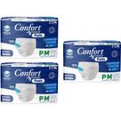 KIT 3 Pacotes Fralda Descartavel Geriatrica Confort Master Pants