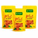 Kit 3 pacotes mel em sachê pouch melbras 700g praticidade e sabor natural