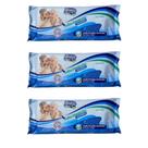 Kit 3 Pacotes Toalha Lenço Umedecido Descartável Nature Care Adulto com 40 unidades cada