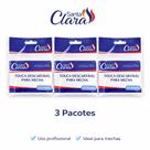 Kit 3 Pacotes Touca Para Mecha Descartável Santa Clara 36 Unidades Kit 3 Pacotes Touca Para Mecha Descartável Santa Clara 36 Unidades