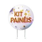 Kit 3 Painéis de festa , painel redondo, painel de festa,1,30 sublimado