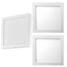 Kit 3 Painel De Led Quadrado Sobrepor 12w Bivolt Taschibra 6500k Frio