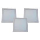 Kit 3 Painel Led Quadrado Embutir 18W 4000K Bivolt Foxlux Kit 3 Painel Led Quadrado Embutir 18W 4000K Bivolt Foxlux