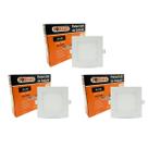 Kit 3 Painel Led Quadrado Embutir 24W 3000K Bivolt Foxlux Kit 3 Painel Led Quadrado Embutir 24W 3000K Bivolt Foxlux