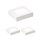 Kit 3 Painel Plafon Led Sobrepor 6w Quadrado 6500k Branco Blumenau