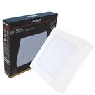 Kit 3 Painel Plafon Quadrado Sobrepor 12w Branco Quente 3000k