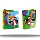Kit 3 Palavrinhas: Bíblia Mini Ilustrada + Jogo de Cartas Bíblico