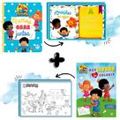 Kit 3 Palavrinhas Vamos Orar Juntos + Meu Livrão de Colorir Aprendizado e Momentos Especiais Kit 3 Palavrinhas Vamos Orar Juntos + Meu Livrão de Colorir Aprendizado e Momentos Especiais