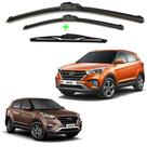 Kit 3 Palheta do Limpador de Parabrisa Hyundai Creta 2017 2018 2019 2020 2020
