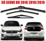 Kit 3 Palheta Limpador Parabrisa FIAT MOBI 2016 2017 2018 2019 2019
