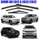 kit 3 Palheta Limpador Parabrisa Jeep Compass 2017 2018 2019 2020 2021 2022