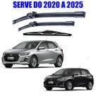 kit 3 Palheta Limpador Parabrisa Onix Turbo Hatch 2020 2021 2022 2023 2024 2025