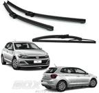 kit 3 Palheta Limpador Parabrisa VW Polo Hatch 2017 2018 2019 2020 2021 2022