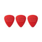 Kit 3 Palheta Nylon Midi 0,53mm Vermelha 443R.53 Dunlop
