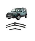 Kit 3 Palhetas Automotiva Limpadoras Parabrisa Doblo 01/13
