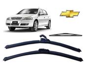 Kit 3 Palhetas Limpador de Parabrisa Dianteiro + Traseiro Chevrolet Astra