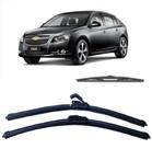 Kit 3 Palhetas Limpador De Parabrisa Dianteiro + Traseiro Chevrolet Cruze Hatch 2011 ate 2015