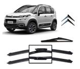 Kit 3 Palhetas Limpador de Parabrisa Dianteiro + Traseiro Citroen Aircross 2015 em Diante