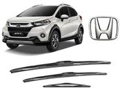 Kit 3 Palhetas Limpador De Parabrisa Dianteiro + Traseiro Modelo Original para Honda WRV 2017 A 2020 Kit 3 Palhetas Limpador De Parabrisa Dianteiro + Traseiro Modelo Original para Honda WRV 2017 A 2020