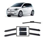 Kit 3 Palhetas Limpador De Parabrisa Dianteiro + Traseiro Volkswagem Up 2014 em Diante