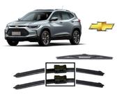 Kit 3 Palhetas Limpador Parabrisa Dianteiro + Traseiro Chevrolet Nova Tracker 2020 ATÉ 2025