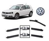 Kit 3 Palhetas Limpador Parabrisa Dianteiro + Traseiro Volkswagen Golf G4 Sportline ano 2008 a 2012 Kit 3 Palhetas Limpador Parabrisa Dianteiro + Traseiro Volkswagen Golf G4 Sportline ano 2008 a 2012