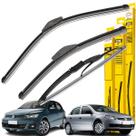 Kit 3 Palhetas Limpador Parabrisa Dianteiro Traseiro Vw Gol Kit 3 Palhetas Limpador Parabrisa Dianteiro Traseiro Vw Gol