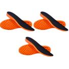 Kit 3 Palmilhas em Gel Ortopédica Macia para Fascite Plantar